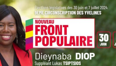 Dieynaba Diop, la candidate unique du Nouveau Front Populaire dans le 9ème circonscription des Yvelines